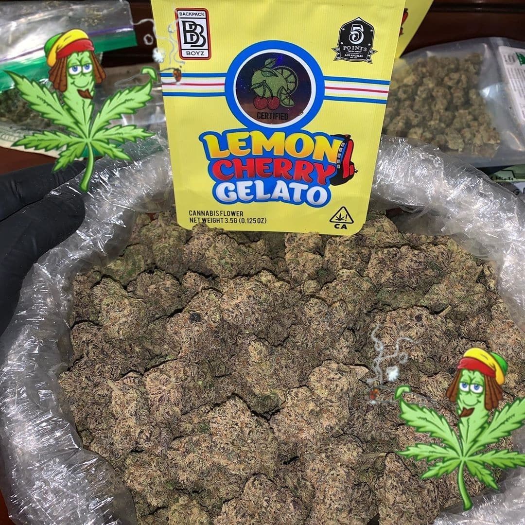 Lemon cherry gelato 