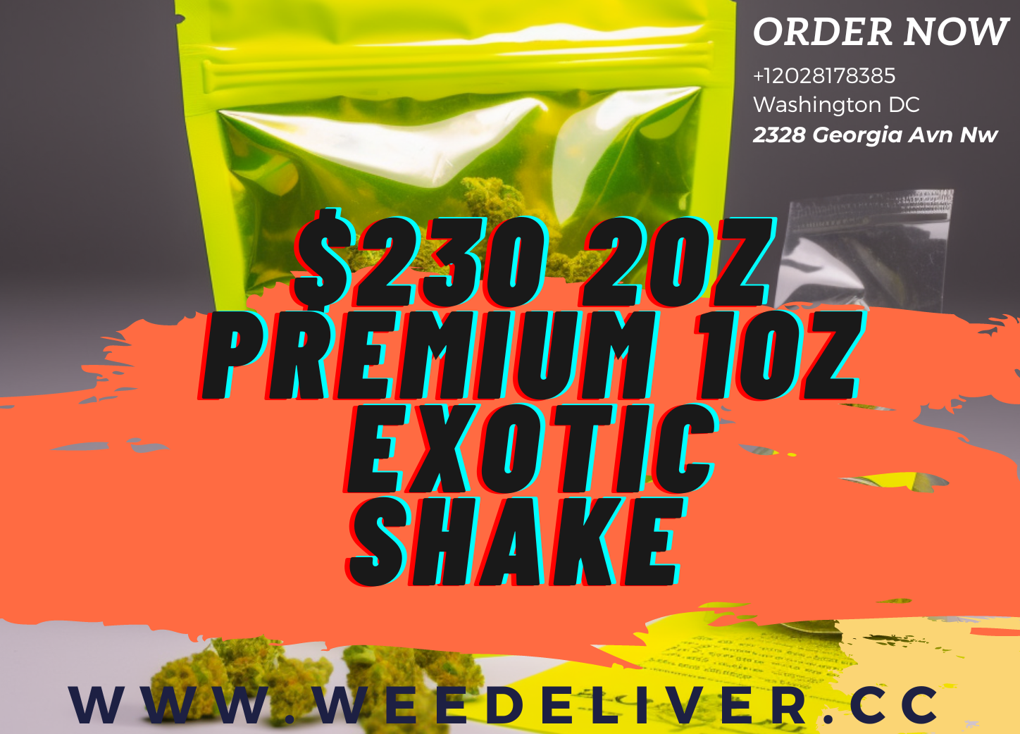 2 Oz Premium & 1 Oz Exotic Shake for 230$ 