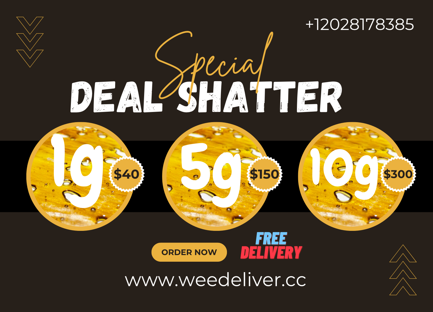 Shatter Special Deal 1g $40, 5g $150 and 10g for $300