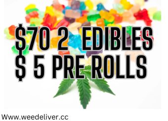 2 Edibles & 5 Prerolls for 70$ 