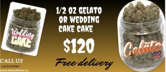 $120 for 1/2 Oz of Wedding Cake Or Gelato
