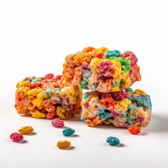 Fruity pebbles rice crispy treat treats 